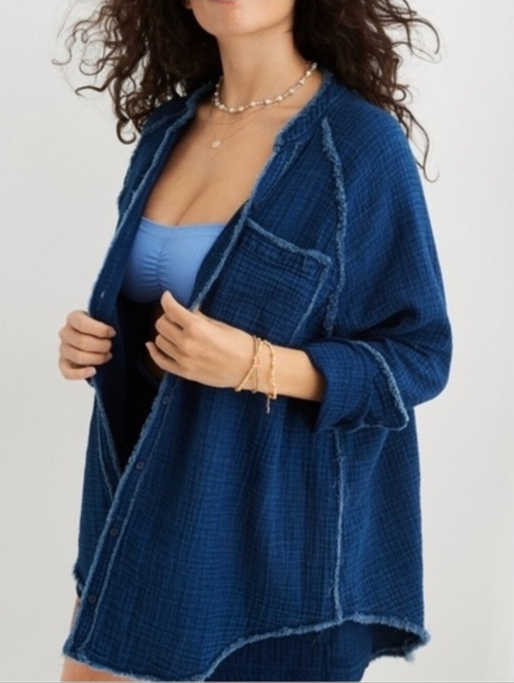 Aerie | Gauzey Button-Down